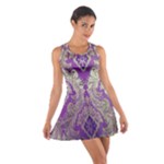 Purple & Gold  CBDOilPrincess E70d1a7c-502f-48a3-839e-eea25bfe4633 Cotton Racerback Dress