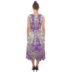 Midi Tie-Back Chiffon Dress 