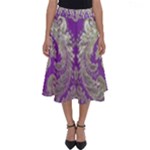 Purple & Gold  CBDOilPrincess E70d1a7c-502f-48a3-839e-eea25bfe4633 Perfect Length Midi Skirt