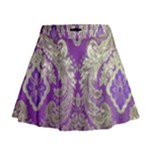 Purple & Gold  CBDOilPrincess E70d1a7c-502f-48a3-839e-eea25bfe4633 Mini Flare Skirt