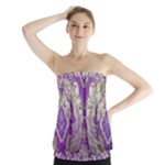 Purple & Gold  CBDOilPrincess E70d1a7c-502f-48a3-839e-eea25bfe4633 Strapless Top