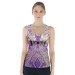 Purple & Gold  CBDOilPrincess E70d1a7c-502f-48a3-839e-eea25bfe4633 Racer Back Sports Top