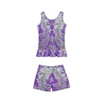 Purple & Gold  CBDOilPrincess E70d1a7c-502f-48a3-839e-eea25bfe4633 Kids  Boyleg Swimsuit