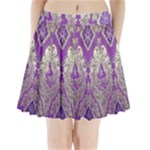 Purple & Gold  CBDOilPrincess E70d1a7c-502f-48a3-839e-eea25bfe4633 Pleated Mini Skirt