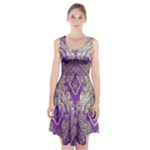 Purple & Gold  CBDOilPrincess E70d1a7c-502f-48a3-839e-eea25bfe4633 Racerback Midi Dress