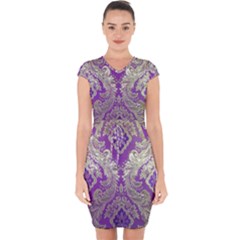 Capsleeve Drawstring Dress  