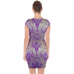Capsleeve Drawstring Dress  