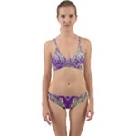 Purple & Gold  CBDOilPrincess E70d1a7c-502f-48a3-839e-eea25bfe4633 Wrap Around Bikini Set
