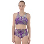 Purple & Gold  CBDOilPrincess E70d1a7c-502f-48a3-839e-eea25bfe4633 Racer Back Bikini Set