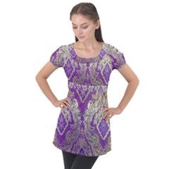 Puff Sleeve Tunic Top 