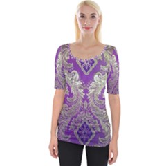 Wide Neckline T-Shirt 