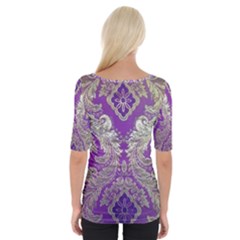 Wide Neckline T-Shirt 