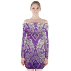 Long Sleeve Off Shoulder Dress 