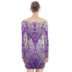 Long Sleeve Off Shoulder Dress 