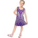Purple & Gold  CBDOilPrincess E70d1a7c-502f-48a3-839e-eea25bfe4633 Kids  Tunic Dress