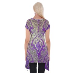 Short Sleeve Side Drop Tunic 