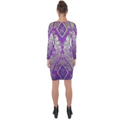 Asymmetric Cut-Out Shift Dress 