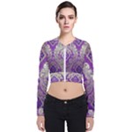 Purple & Gold  CBDOilPrincess E70d1a7c-502f-48a3-839e-eea25bfe4633 Long Sleeve Zip Up Bomber Jacket