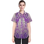 Purple & Gold  CBDOilPrincess E70d1a7c-502f-48a3-839e-eea25bfe4633 Women s Short Sleeve Shirt