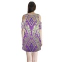 Shoulder Cutout Velvet One Piece 