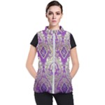 Purple & Gold  CBDOilPrincess E70d1a7c-502f-48a3-839e-eea25bfe4633 Women s Puffer Vest