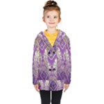 Purple & Gold  CBDOilPrincess E70d1a7c-502f-48a3-839e-eea25bfe4633 Kids  Double Breasted Button Coat