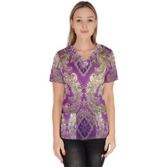 Women s V-Neck Scrub Top 