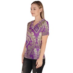 Women s V-Neck Scrub Top 