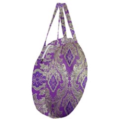 Giant Round Zipper Tote 
