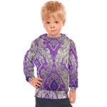 Purple & Gold  CBDOilPrincess E70d1a7c-502f-48a3-839e-eea25bfe4633 Kids  Hooded Pullover