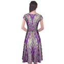 Cap Sleeve Wrap Front Dress 