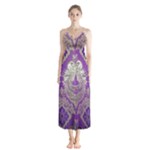 Purple & Gold  CBDOilPrincess E70d1a7c-502f-48a3-839e-eea25bfe4633 Button Up Chiffon Maxi Dress