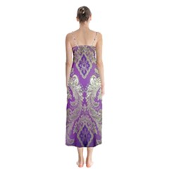 Button Up Chiffon Maxi Dress 