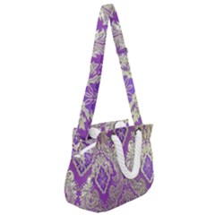 Rope Handles Shoulder Strap Bag 