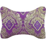 Purple & Gold  CBDOilPrincess E70d1a7c-502f-48a3-839e-eea25bfe4633 Seat Head Rest Cushion