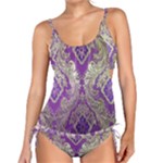 Purple & Gold  CBDOilPrincess E70d1a7c-502f-48a3-839e-eea25bfe4633 Tankini Set