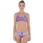 Purple & Gold  CBDOilPrincess E70d1a7c-502f-48a3-839e-eea25bfe4633 Criss Cross Bikini Set