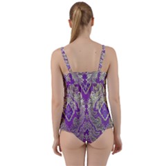 Twist Front Tankini Set 