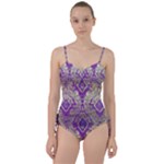 Purple & Gold  CBDOilPrincess E70d1a7c-502f-48a3-839e-eea25bfe4633 Sweetheart Tankini Set
