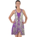 Purple & Gold  CBDOilPrincess E70d1a7c-502f-48a3-839e-eea25bfe4633 Show Some Back Chiffon Dress