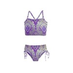 Purple & Gold  CBDOilPrincess E70d1a7c-502f-48a3-839e-eea25bfe4633 Girls  Tankini Swimsuit