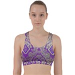 Purple & Gold  CBDOilPrincess E70d1a7c-502f-48a3-839e-eea25bfe4633 Back Weave Sports Bra