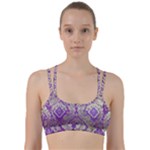 Purple & Gold  CBDOilPrincess E70d1a7c-502f-48a3-839e-eea25bfe4633 Line Them Up Sports Bra