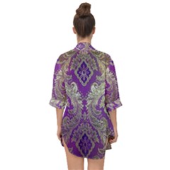 Open Front Chiffon Kimono 