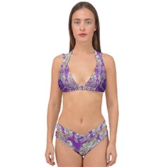 Double Strap Halter Bikini Set 