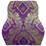 Purple & Gold  CBDOilPrincess E70d1a7c-502f-48a3-839e-eea25bfe4633 Car Seat Velour Cushion 