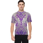 Purple & Gold  CBDOilPrincess E70d1a7c-502f-48a3-839e-eea25bfe4633 Men s Short Sleeve Rash Guard
