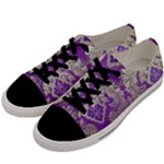 Purple & Gold  CBDOilPrincess E70d1a7c-502f-48a3-839e-eea25bfe4633 Men s Low Top Canvas Sneakers