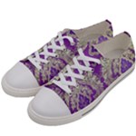 Purple & Gold  CBDOilPrincess E70d1a7c-502f-48a3-839e-eea25bfe4633 Women s Low Top Canvas Sneakers