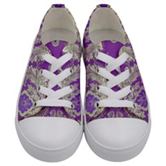 Kids  Low Top Canvas Sneakers 